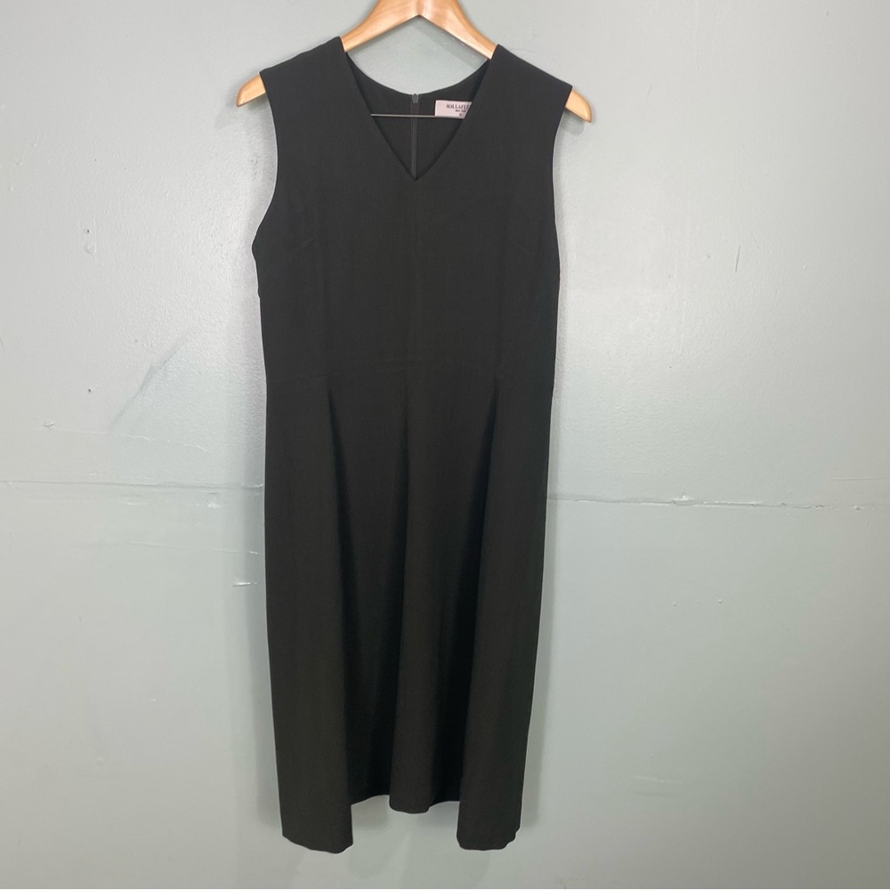 MM Lafleur Annie Dress Dark Green Knee Length Sheath Sz 14